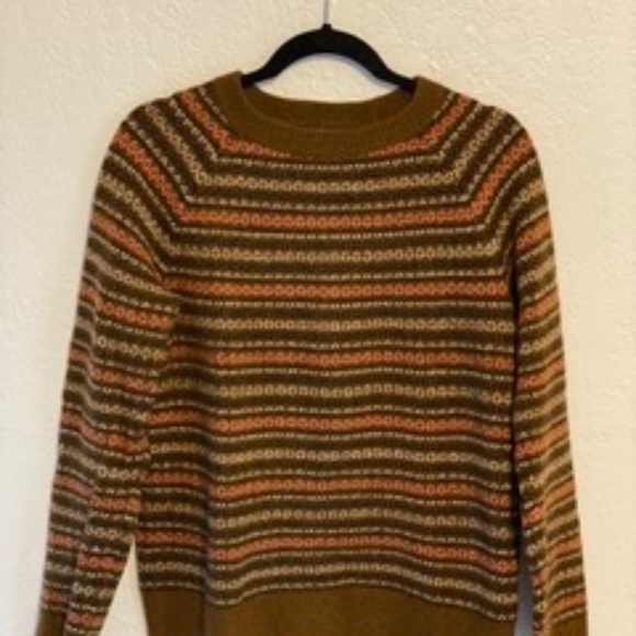 Brown Fair Isle Sweater - Picture 1 of 2